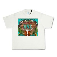 Pistachio wild one longhorn gemstones cactus and sunflowers Urban Heavy Tee - Artiststas