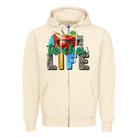 Sandshell teacher life Zipper Hoodie - Zillion Design Studio