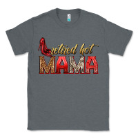 Charcoal Heather retired hot mama Classic Tee - texasbilliewilder