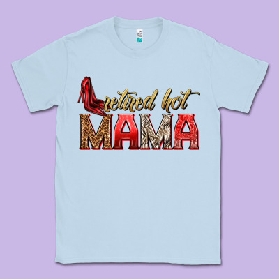 Retired Hot Mama Classic Tee Designed By Texasbilliewilder