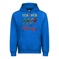 Cobalt teacher claus Urban Hoodie - MaliasSmallBusiness