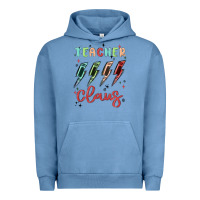 Pigment Pebble Blue teacher claus Urban Hoodie - MaliasSmallBusiness