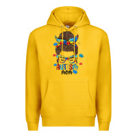 Lemon messy bun autism mom Premium Hoodie - MaliasSmallBusiness