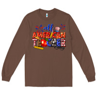 Chestnut all american teacher Long Sleeve Tee - texasbilliewilder