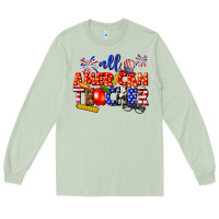 Matcha all american teacher Long Sleeve Tee - texasbilliewilder