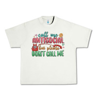 Pistachio call me antisocial but please dont call me Urban Heavy Tee - MaliasSmallBusiness