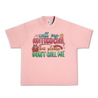 Salmon call me antisocial but please dont call me Urban Heavy Tee - MaliasSmallBusiness