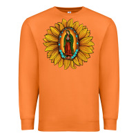 Carrot our lady of guadalupe sunflower Premium Sweatshirt - JahusDesignShop