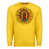 Lemon our lady of guadalupe sunflower Premium Sweatshirt - JahusDesignShop