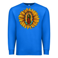 True Royal our lady of guadalupe sunflower Premium Sweatshirt - JahusDesignShop