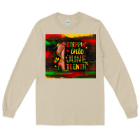 Mushroom steppin into juneteenth Long Sleeve Tee - Zillion Design Studio