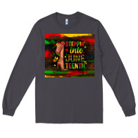 Smoke steppin into juneteenth Long Sleeve Tee - Zillion Design Studio