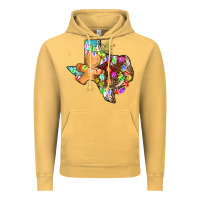 Vintage Mustard christmas texas map Vintage Hoodie - AdoDesignShop