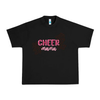 Black cheer mama Urban Heavy Tee - MaliasSmallBusiness