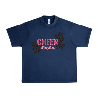 Navy cheer mama Urban Heavy Tee - MaliasSmallBusiness
