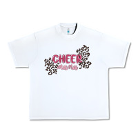 White cheer mama Urban Heavy Tee - MaliasSmallBusiness