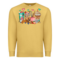 Antique Gold baking coffee cups Premium Sweatshirt - Jasminsmagicworld