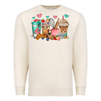 Sandshell baking coffee cups Premium Sweatshirt - Jasminsmagicworld