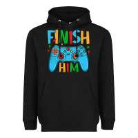 Black finish him Heavyweight Hoodie - JahusDesignShop