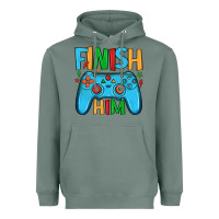 Sage finish him Heavyweight Hoodie - JahusDesignShop