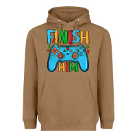 Toasted Coconut finish him Heavyweight Hoodie - JahusDesignShop