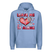 Colony Blue leave me tf alone valentines day Premium Hoodie - MaliasSmallBusiness
