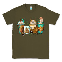 Army Green jesus coffee cups Classic Tee - Zillion Design Studio