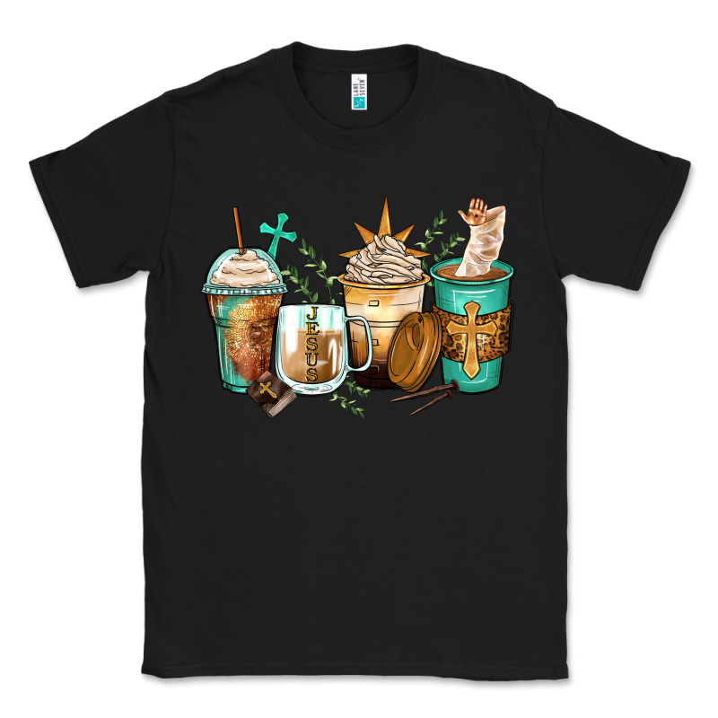 Jesus Coffee Cups Classic Tee by Zillion Design Studio | Teevron