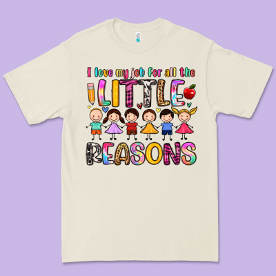 I Love My Job For All The Little Reasons Premium Tee Designed By Artiststas
