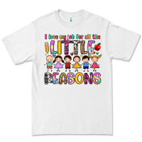 White i love my job for all the little reasons Premium Tee - Artiststas
