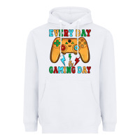 White every day is gaming day Heavyweight Hoodie - JahusDesignShop