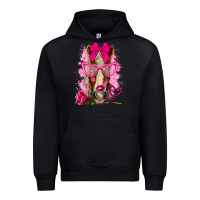 Black valentines day horse with sunglasses Urban Hoodie - NancyCooperArtShop