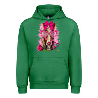 Emerald valentines day horse with sunglasses Urban Hoodie - NancyCooperArtShop