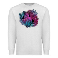 Oatmeal Heather halloween patch  1 Premium Sweatshirt - BundleAndBundleShop