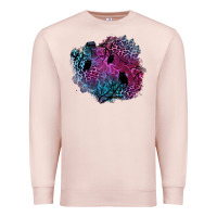 Pale Pink halloween patch  1 Premium Sweatshirt - BundleAndBundleShop