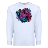 White halloween patch  1 Premium Sweatshirt - BundleAndBundleShop
