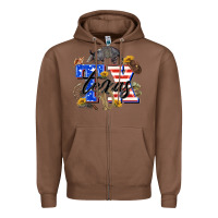 Chestnut texas tx Zipper Hoodie - Zillion Design Studio