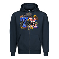 Navy texas tx Zipper Hoodie - Zillion Design Studio