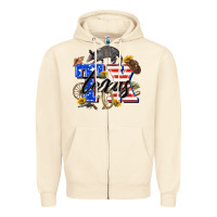Sandshell texas tx Zipper Hoodie - Zillion Design Studio
