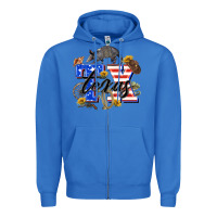 True Royal texas tx Zipper Hoodie - Zillion Design Studio