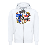 White texas tx Zipper Hoodie - Zillion Design Studio