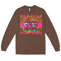Chestnut some moms cuss too much it's me i'm some moms Long Sleeve Tee - Zillion Design Studio