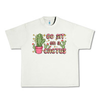 Pistachio go sit on a cactus Urban Heavy Tee - MaliasSmallBusiness