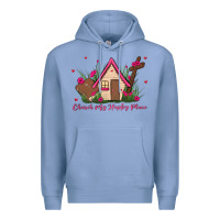 Colony Blue church is my happy place Premium Hoodie - MaliasSmallBusiness