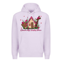 Lilac church is my happy place Premium Hoodie - MaliasSmallBusiness