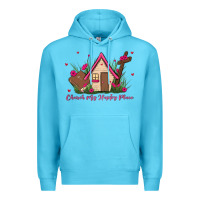 Ocean Blue church is my happy place Premium Hoodie - MaliasSmallBusiness