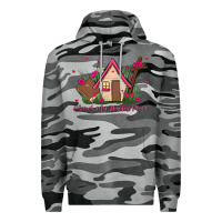Slate Camo church is my happy place Premium Hoodie - MaliasSmallBusiness