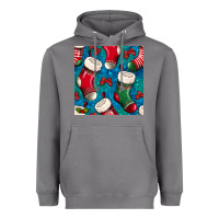 Storm christmas socks seamless pattern Heavyweight Hoodie - BundleAndBundleShop