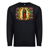 Black serape our lady of guadalupe Premium Sweatshirt - JahusDesignShop