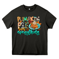 Asphalt Pumpkin Pie Fixes Everything Heavy Core Tee - CowhideDigitalArt